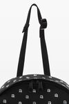 alexander wang wangsport backpack in crystal nylon  black