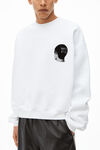 BUZZ CUT GRAPHIC PULLOVER IN TERRY