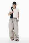 Alexander Wang vintage white white cotton shrunken logo tee