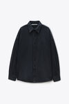 Alexander Wang washed black oversized button down