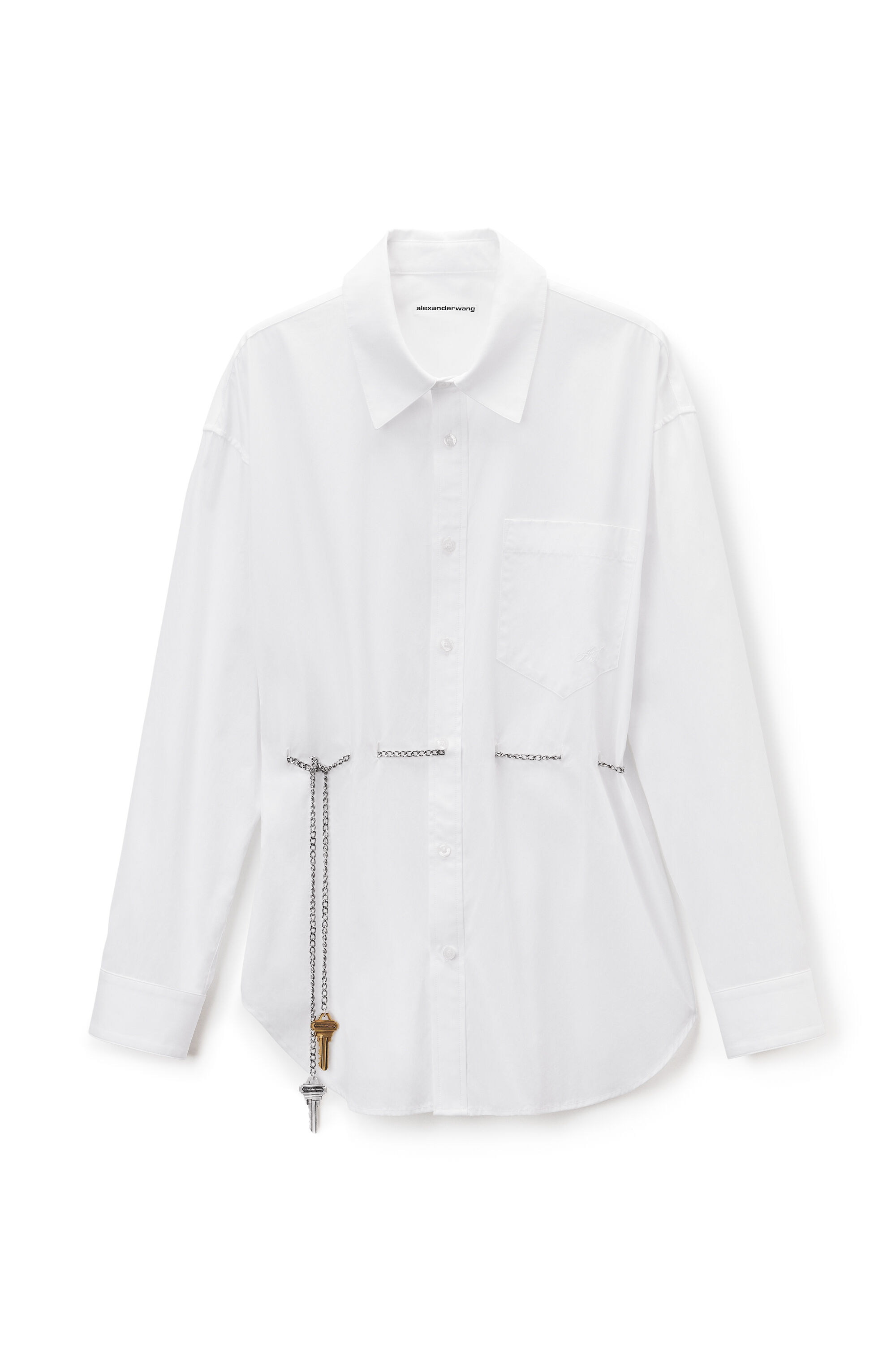 【Alexanderwang】クリスタル クロップドシャツ&スカート set Alexanderwang】クリスタル クロップドシャツ&スカート set