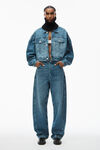 Alexander Wang vintage medium indigo bonded balloon jeans