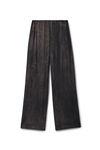 Alexander Wang washed charcoal crystal hotfix slim relaxed-fit pants