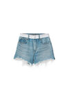 LOGO BITE SHORT IN DENIM