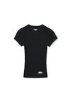 Alexander Wang black 罗纹棉短袖 t 恤