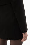 alexander wang 羊毛精裁腰西装连衣裙 black