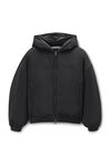 Alexander Wang black black hoodie puffer jacket