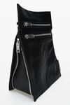 Alexander Wang black axis crossbody pouch in leather