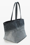 Alexander Wang light grey aged / silver punch コーティングデニム ラージトート