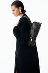 Alexander Wang black black leather roux medium shoulder bag