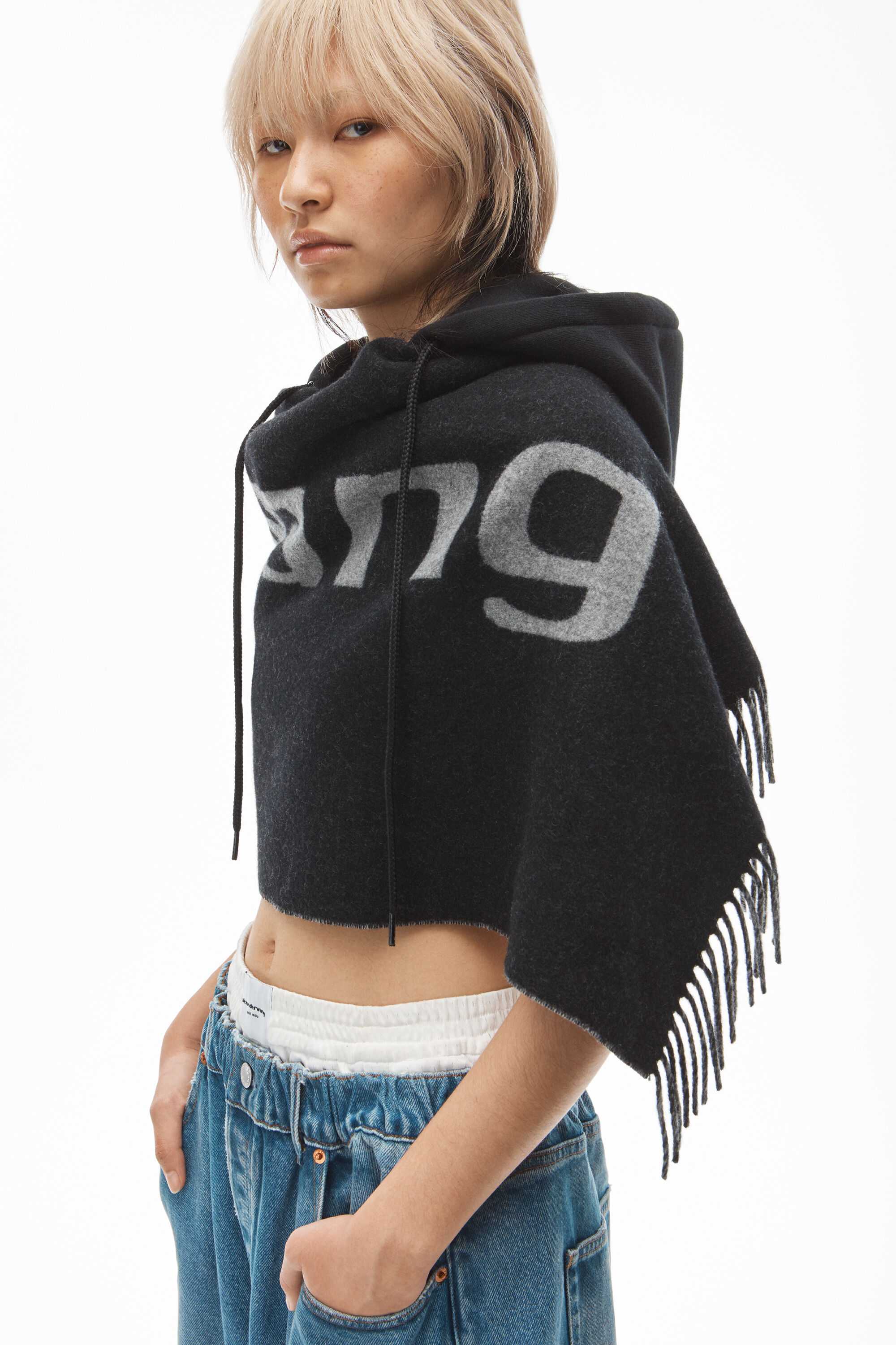 Alexander wang shop hooded scarf
