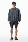 Alexander Wang dark grey melange dark grey logo track jacket