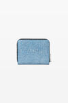 Alexander Wang vintage medium indigo trompe l'oeil 小巧山羊皮钱包