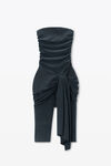 Alexander Wang grey pre-styled wrap catsuit