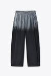 Alexander Wang silver/black unisex reflective track pant mid-rise