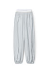 alexander wang track pant with pre-styled logo underwear waistband microchip