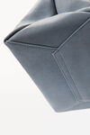 alexander wang small lunch bag in waxed leather night shadow