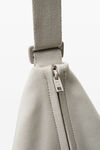 Alexander Wang oyster white bo large crossbody bag in canvas
