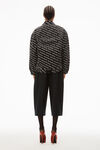 alexander wang 后背垂坠感夹克 grey aged/white