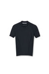 Alexander Wang black haut rash guard orné d'un logo