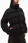 alexander wang 反光徽标夹棉外套 black