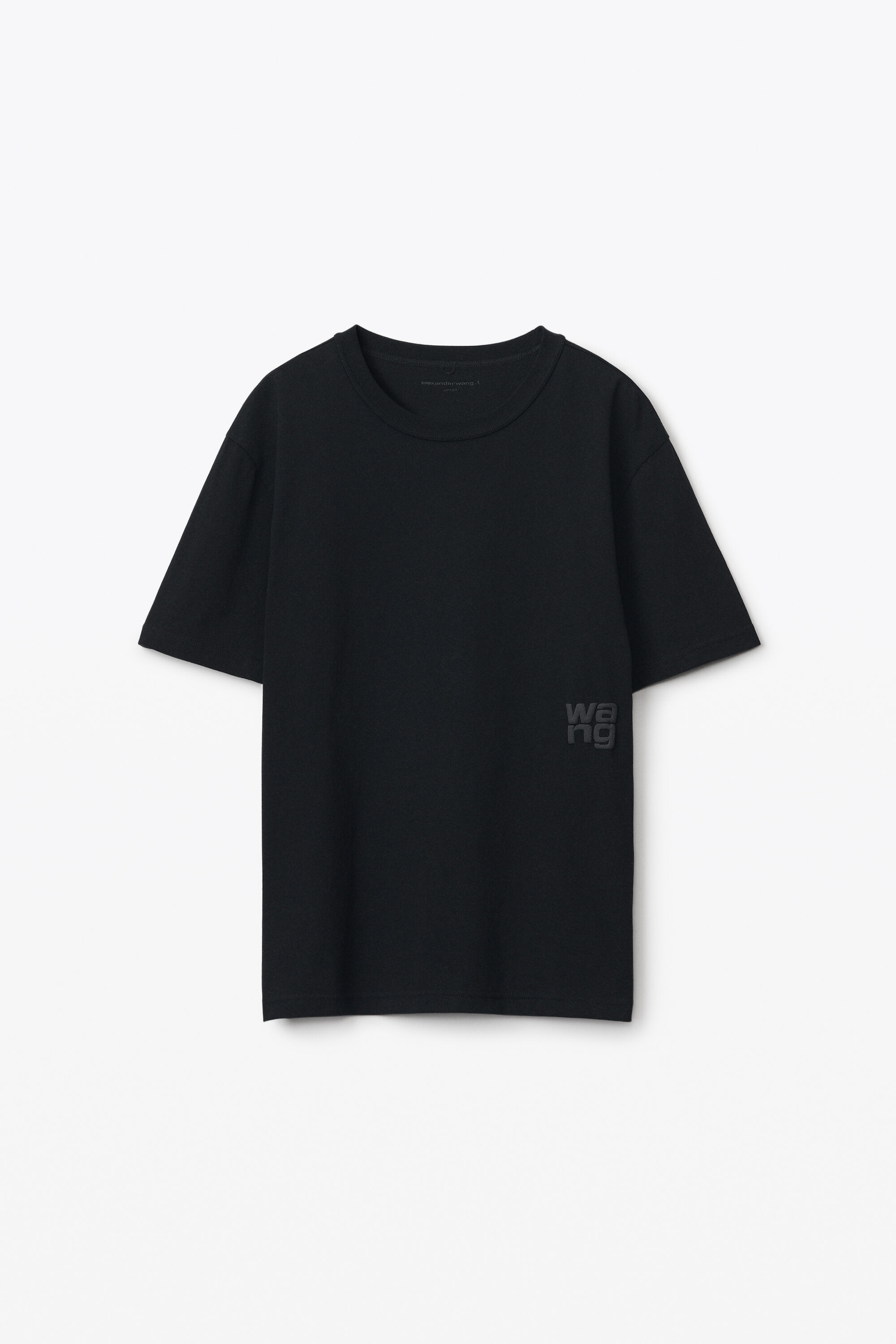 alexander wang ブラック ロゴTシャツ