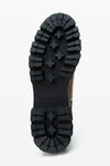 Alexander Wang natural beige carson bootsschuhe aus gewachstem wildleder