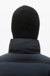 alexander wang logo balaclava in compact deboss black