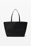 Alexander Wang black black leather punch tote