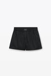 Alexander Wang black classic boxer short in cotton