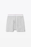 alexander wang 罗纹平纹布平角内裤 heather grey