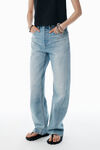 Alexander Wang vintage bleach blue float bleach blue mid-rise jeans