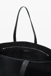 Alexander Wang black black leather punch tote
