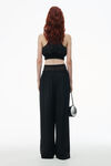LAYERED BOXER PANT IN SILK CHARMEUSE