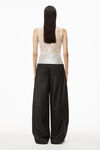 alexander wang tanktop in sequin nylon snow white