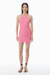 Alexander Wang lotus pink 粉色工字背心家居迷你连衣裙