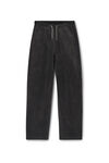 Sweatpant in Cotton Terry with Crystal Hotfix Drawcord