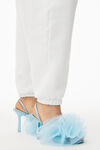 alexander wang pom 105 网眼/水晶露跟鞋 celestial blue