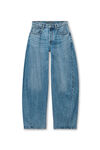 Oversize Rounded Denim Jeans