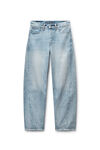 Alexander Wang vintage bleach blue float休闲牛仔裤