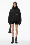 alexander wang 密绒高领套头衫 acid black