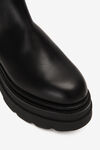 alexander wang carter platform chelsea boot in leather black
