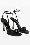 alexander wang dahlia 105 サテン リボンサンダル black