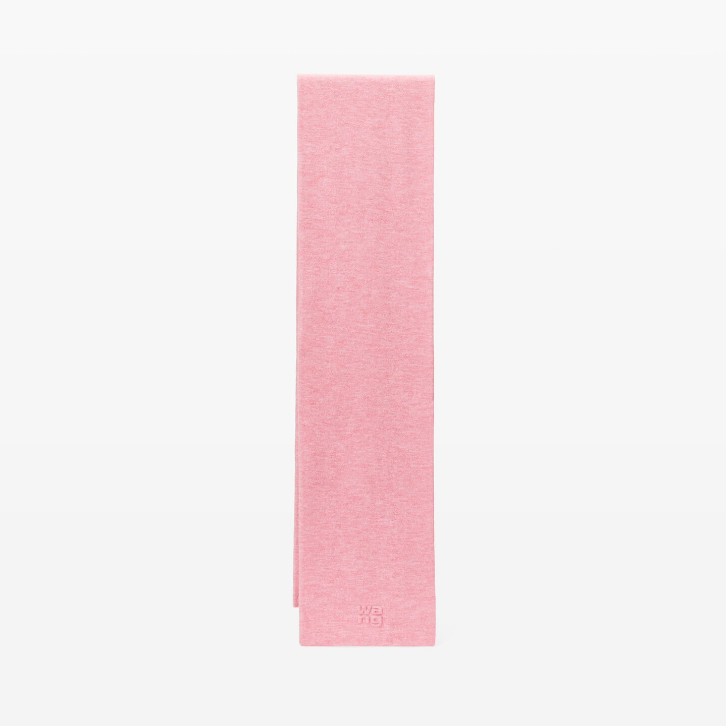 ALEXANDER WANG LOGO SCARF IN SOFT STRETCH WOOL