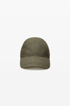 Alexander Wang washed army green logo baseball cap