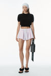 Alexander Wang black logo-embossed ribbed chenille sweater