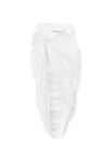 ASYMMETRICAL SKIRT IN STRETCH COTTON