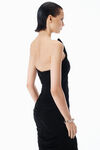 Alexander Wang black structured bodice dress