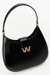 alexander wang w legacy 皮革大号流浪包 black