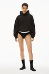 Alexander Wang black 罗纹平纹布内裤